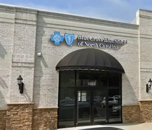 Front exterior of Blue Cross NC Store in Greensboro NC